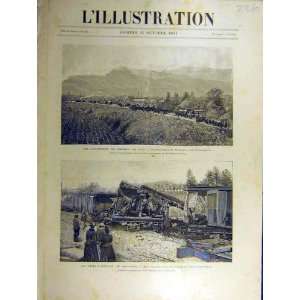  1891 Railway Accident Moirans Train Wreck French Print 