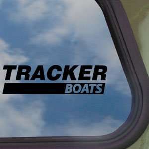  Tracker Boats Black Decal BOAT CRUISER Truck Window 