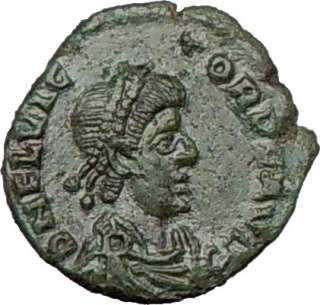FLAVIUS VICTOR , Aquileia 384 AD. Authentic Ancient Roman Coin. Very 