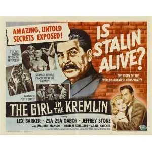  The Girl in The Kremlin   Movie Poster   27 x 40