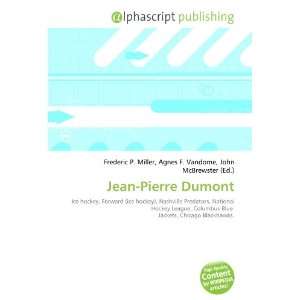  Jean Pierre Dumont (9786134203210) Books