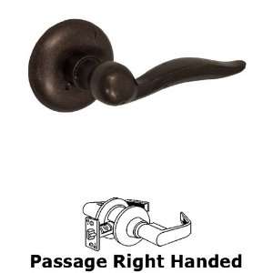  Passage sandcast drop right handed lever with bronze round 