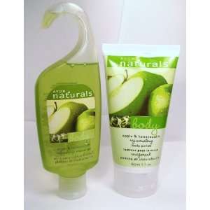  Avon Naturals Apple & HoneySuckle Shower Gel & Body Polish 