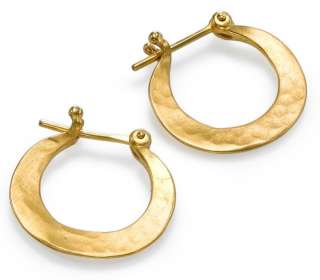 Shraga Arad Charming Beautiful 24K GP Leaves Earrings Pair Free 