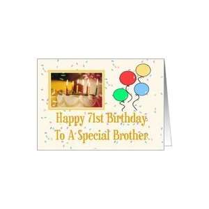  Brother 71st Happy Birthday Card Card Health & Personal 