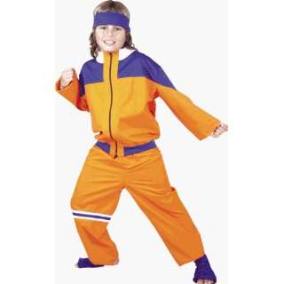    Childrens Naruto Style Costume (Large 10 12) Toys & Games