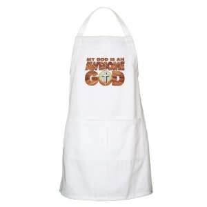  Apron White My God Is An Awesome God 