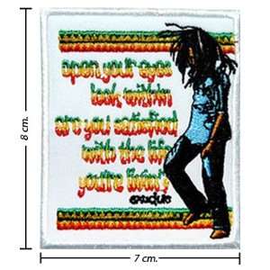  3pcs Bob Marley a Reggae Ska Band Logo I Embroidered Iron 