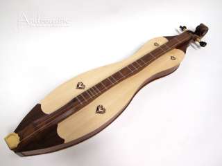NEW QUALITY 4 STRING SOLID SPRUCE & ROSEWOOD MOUNTAIN DULCIMER ARCHED