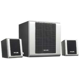  Philips MMS 231   2.1 channel PC multimedia speaker system 