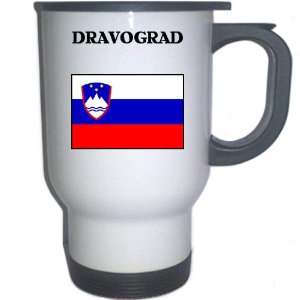  Slovenia   DRAVOGRAD White Stainless Steel Mug 