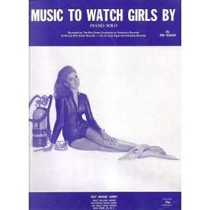  Sheet Music Music To Watch Girls By Bob Crew 166 