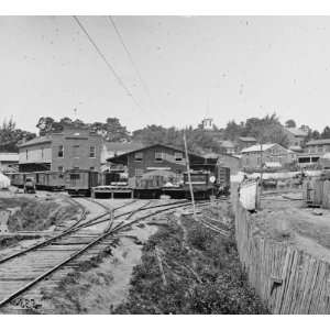  Culpeper Court House, Va. Railroad depot 1862