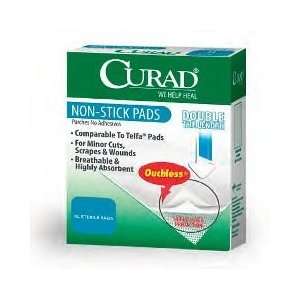 CURAD Ouchless Non Stick Pad   2 x 3 Box of 20   Case of 