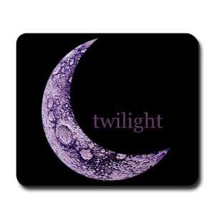  Twilight Quarter Moon Twilight Mousepad by  