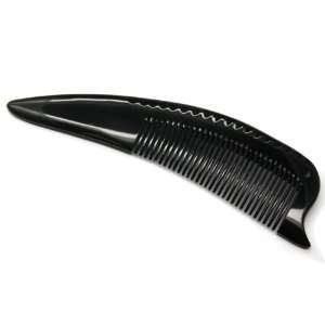    Natural Hand Carved Traditional Oriental Black Ox Horn Comb Beauty