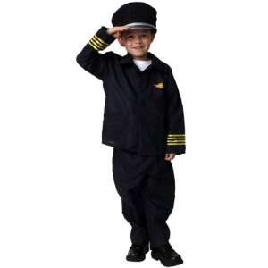  Airline Pilot DressUp Halloween Career Play Costume S 6/8 