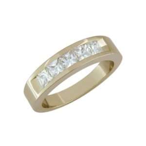   Emlea   size 11.50 14K Princess Cut Channel Set Diamond Ring Jewelry