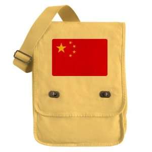  Messenger Field Bag Yellow Chinese China Flag HD 