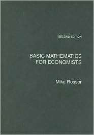   for Economists, (0415267838), Mike Rosser, Textbooks   