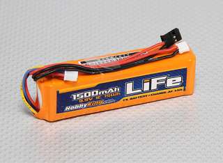 HobbyKing Tx 1500mAH LiFe LiPo 3S 9.9v Pack Fast  USA 