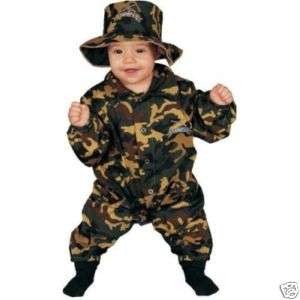   Baby Military Officer Costume (12 24mth) Baby Army Camo Costume  