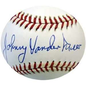  Johnny Vandermeer Autographed Baseball