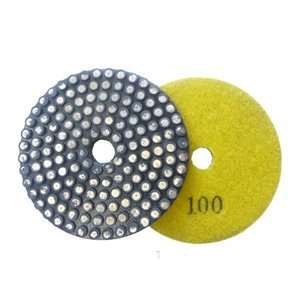  4 Metal Bond Vitrified Diamond Polishing Pad 100 Grit 