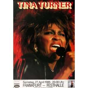  Tina Turner   Private Dancer 1985   CONCERT   POSTER from 