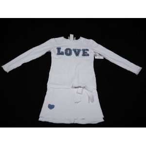  Hope Jeans White Dress Love with Heart (Size 12 