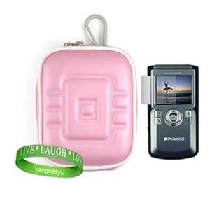 Mini Camcorder Accessories Kit EVA Smooth Baby Pink Protective Hard 