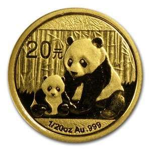 2012 1/20 oz Gold Chinese Panda (Sealed) 
