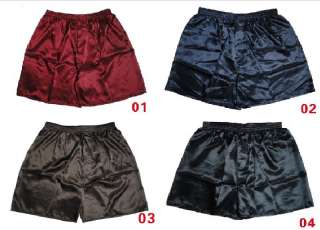 2011 New Arrivals Mens Natural Silk 100% Underwear Boxer Sleepwear L 