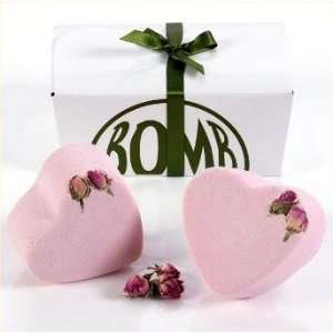  Bomb Cosmetics Pink Heart Bath Blasters Ballotin Gift Set 