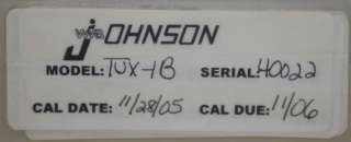 Johnson TVX 2000 X Ray & Low Energy Gamma Survey Meter ++  