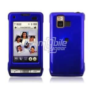  Blue Hard 2 Pc Glossy Shiny Smooth Case for LG Dare 