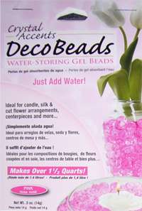 Pink wedding decoraton gel beads centerpiece vase bowl  