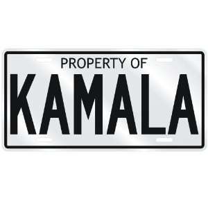  NEW  PROPERTY OF KAMALA  LICENSE PLATE SIGN NAME