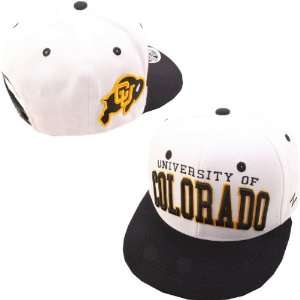  Zephyr Colorado Buffaloes Super Star White Hat Adjustable 