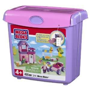  Megabloks Micro Bloks Scoopn Build Bucket pink Toys 