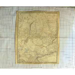  WALKER ANTIQUE MAP 1838 WESTERN SIBERIA KHIVA BOKHARA 