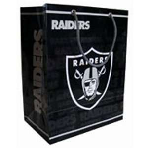  Oakland Raiders NFL Medium Gift Bag (9.75 Tall) Sports 