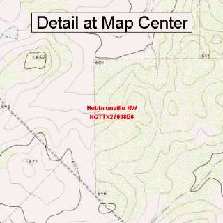  USGS Topographic Quadrangle Map   Hebbronville NW, Texas 