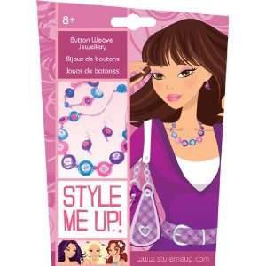  Style Me Up Button Weave Jewelry Kit  Toys & Games