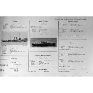   1953 54 Battle Ships China Chung Chien Tsen Kuang Kwan