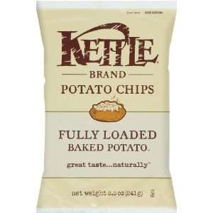 Kettle Brand Fully Loaded Baked Potato 8.5 Oz (Pack of 5)  