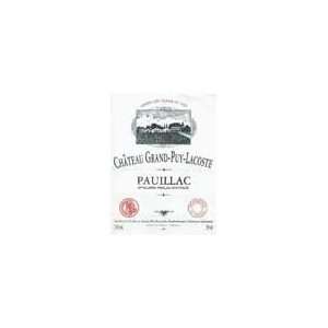  2005 Chateau Grand Puy Lacoste 750ml Grocery & Gourmet 