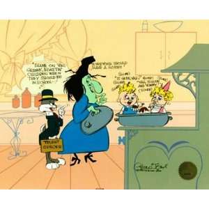 CHUCK JONES (1912 2002) Bugs and Witch Hazel Truant Officer SOLD 