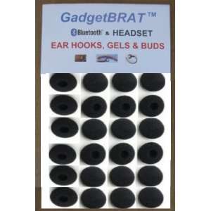  gadgetBRAT® Brand 24 Pack Foam Earbud Earpad Ear Bud Pad 