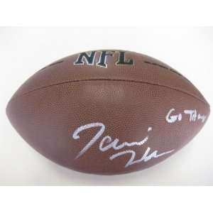 JAMIE HARPER,TENNESSEE TITANS,CLEMSON,TIGERS,SIGNED NFL FOOTBALL WITH 